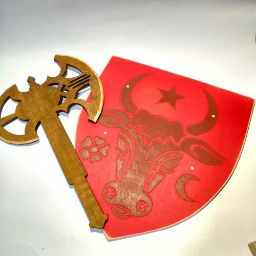 Shield and Ax toy set