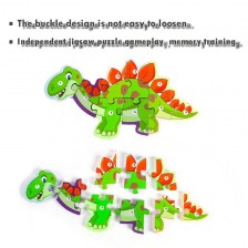 Stegosaurus wooden puzzle