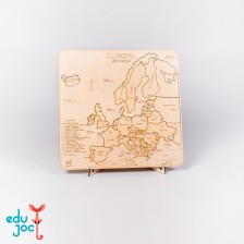 Puzzle harta Europei natur